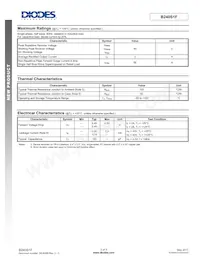 B240S1F-7 Datasheet Pagina 2