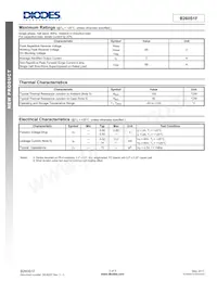 B260S1F-7 Datasheet Page 2