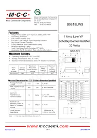 B5818LWS-TP Datasheet Cover
