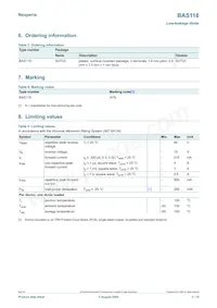 BAS116 Datasheet Page 2