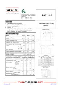 BAS116L2-TP Datasheet Copertura