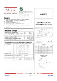 BAT750-TP數據表 封面