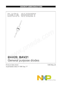 BAV20 Datasheet Pagina 2