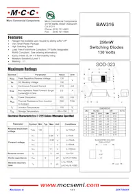 BAV316-TP Datasheet Cover