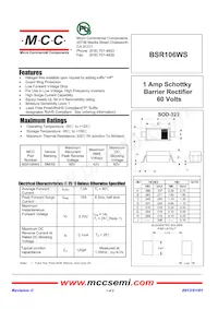 BSR106WS-TP Datasheet Copertura