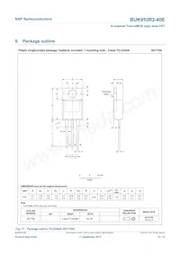 BUK953R2-40E Datasheet Page 10
