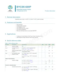 BYC8X-600P Datasheet Cover