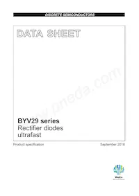 BYV29-500 Datasheet Cover