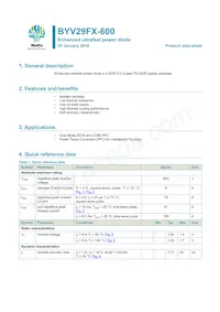 BYV29FX-600 Datasheet Cover