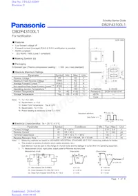 DB2F43100L1 Datasheet Cover