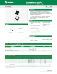 DST1045S-A Datasheet Cover