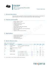 ES3DPX Datasheet Cover