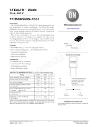 FFH50US60S-F085 Datasheet Cover