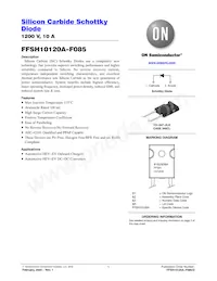 FFSH10120A-F085 Datasheet Cover