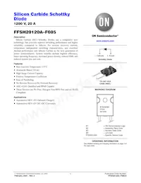 FFSH20120A-F085 Datasheet Copertura
