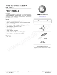 FGAF40S65AQ Datasheet Cover