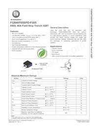 FGB40T65SPD-F085 Datasheet Cover