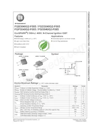 FGD3040G2 Datasheet Cover