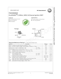 FGD3050G2 Datasheet Cover