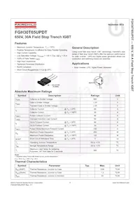 FGH30T65UPDT-F155 Datasheet Page 2