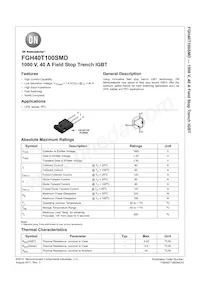 FGH40T100SMD-F155 Datasheet Copertura