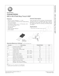 FGH40T65SH-F155 Datasheet Copertura