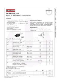 FGH40T65UPD Datasheet Page 2