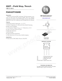 FGH40T70SHD-F155 Datenblatt Cover