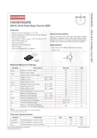 FGH50T65UPD Datasheet Page 2