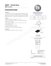 FGH60N60SMD Datasheet Cover