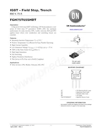 FGH75T65SHDT-F155 Datasheet Cover