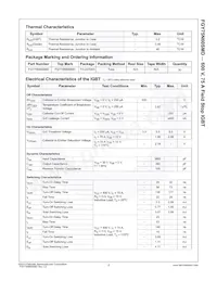 FGY75N60SMD Datasheet Page 3
