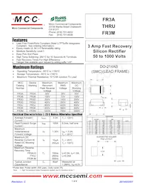 FR3J-TP Datasheet Copertura