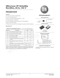 FSV20150V Datasheet Copertura