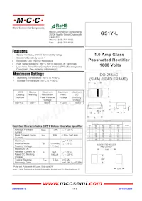 GS1Y-LTP Datasheet Cover