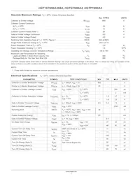 HGTP7N60A4-F102數據表 頁面 2