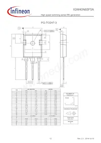 IGW40N65F5AXKSA1 Datenblatt Seite 12