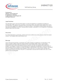 IHW40T120FKSA1 Datasheet Page 14