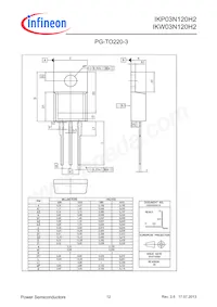 IKW03N120H2FKSA1 Datasheet Page 12