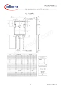 IKW40N65F5AXKSA1 Datasheet Page 14