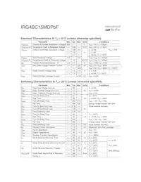 IRG4BC15MDPBF Datenblatt Seite 2