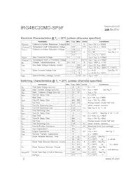 IRG4BC20MD-SPBF數據表 頁面 2