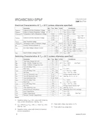 IRG4BC30U-STRRP數據表 頁面 2