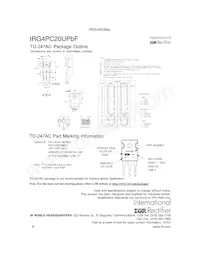 IRG4PC20UPBF Datasheet Page 8