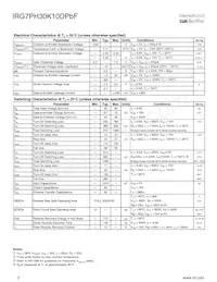 IRG7PH30K10DPBF Datasheet Page 2