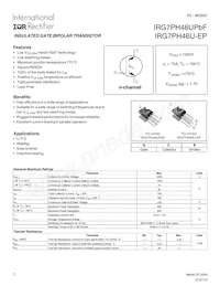 IRG7PH46U-EP數據表 封面