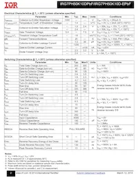 IRG7PH50K10DPBF Datasheet Page 2