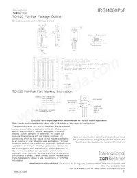 IRGI4086PBF Datasheet Page 7