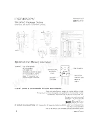 IRGP4050PBF Datasheet Page 8