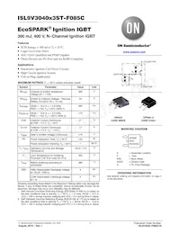 ISL9V3040S3ST-F085C Datasheet Cover